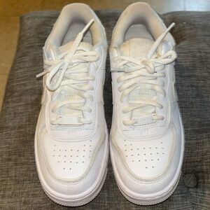 White Platform Airforce Ones